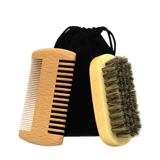 Pack Peigne et Brosse pour barbe